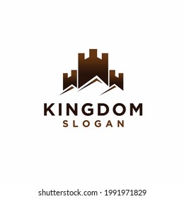 Kingdom logo, castle kingdom logo