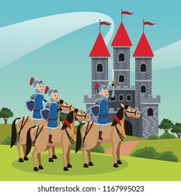 Kingdom medieval warriors