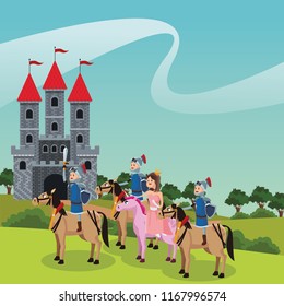 Kingdom medieval warriors