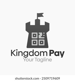 Modelo de Design de Logotipo de Pagamento do Reino. Bom para negócios, agência, comunidade e organização