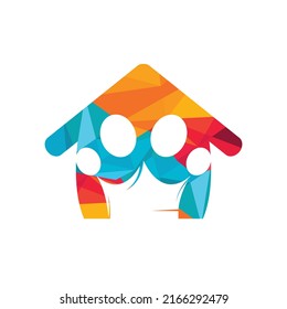 Kingdom pet shop vector logo design. Paw symbol with crown logo vector illustration.	