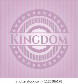 Kingdom retro pink emblem