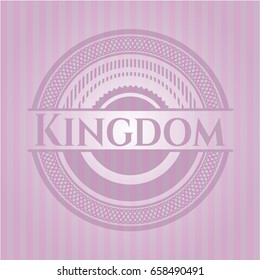 Kingdom retro pink emblem