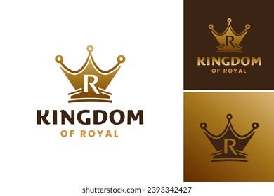 Kingdom of Royal Logo suggests a logo design fit for regal, majestic brands. It's ideal for luxury, heritage, and high-end businesses seeking a powerful, distinguished visual identity.