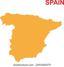 the Kingdom of Spain - Vector Map