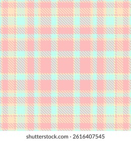 Kingdom textile background plaid, pyjamas fabric check vector. Season seamless pattern texture tartan in light and bisque colors palette.
