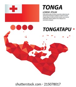 Kingdom of Tonga geometric concept design