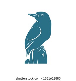 Kingfisher Bird design vector illustration, Creative Kingfisher Bird logo design concepts template, icon symbol