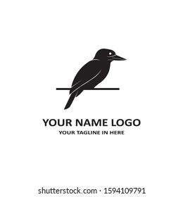 kingfisher bird is rare in Australia Asia, very suitable for the emblems of airlines and tourism logos