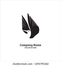 kingfisher bird is rare in Australia Asia, very suitable for the emblems of airlines and tourism logos