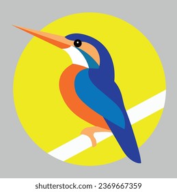 Kingfisher an excellent vector art