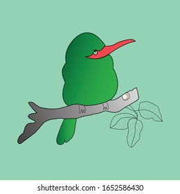 Diseño vectorial de la línea Kingfisher 