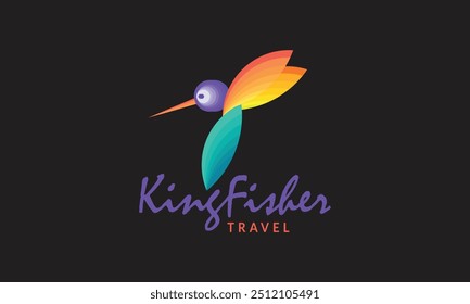 kingfisher logo illustrator or vector  