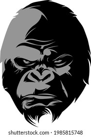 kingkong artwork vector black face