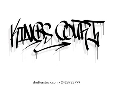 KINGS COURT word graffiti tag style