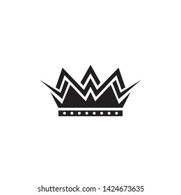 King's crown icon logo design vector template
