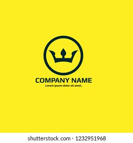 King's crown logo concept. Designed for your web site design, logo, app, UI