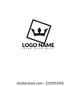 King's crown logo concept. Designed for your web site design, logo, app, UI