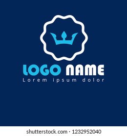 King's crown logo concept. Designed for your web site design, logo, app, UI