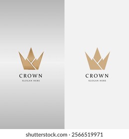 The king's crown logo is simple, elegant and high quality.