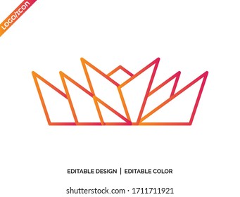 The king's crown that shines for the apartment logo. vintage logo, Crown in doodle style isolated on a white background. Children's drawing in vector format. Crown for a prince or king, icon, apo, EPS