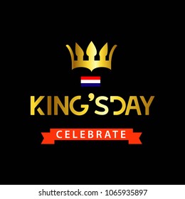 King's Day Celebrate Vector Template Design Illustration