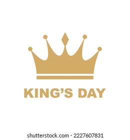 Kings Day Celebration Vector Symbol