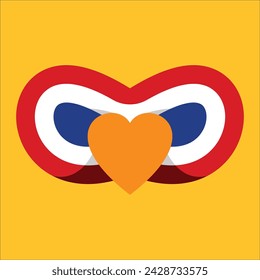 King's Day Element Design Illustration Vector