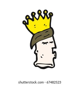 Königskopfkartoon
