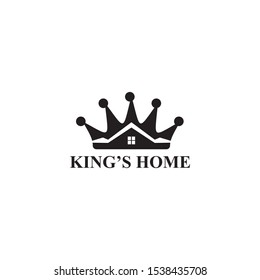 King's home logo design vector template
