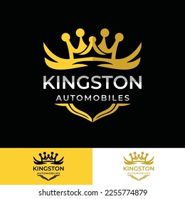 Kingston Logo design | Golden Color Logo design 