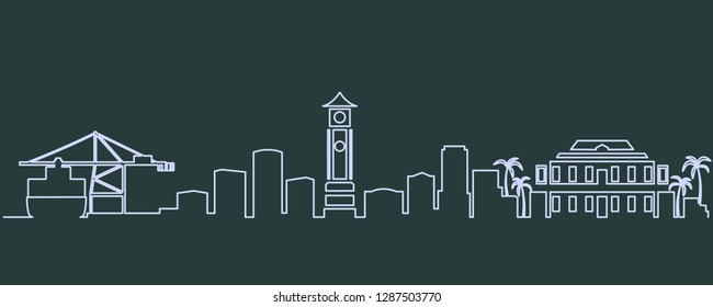 Kingston Single Line Skyline