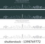 Kingston Single Line Skyline Banner