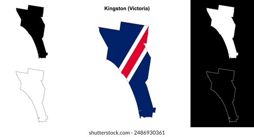 Kingston (Victoria) Outline-Kartenset