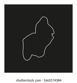 Mapa de la región de Kinkkal, país de Turquía