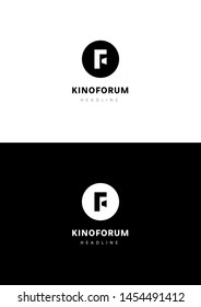 Kino forum company logo template.