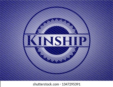 Kinship denim background