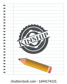 Kinship penciled. Vector Illustration. Detailed.