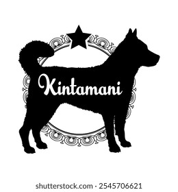 

Kintamani. dog silhouette, dog, dog breeds,  vector, silhouette, logo design, animal, illustration, icon, sign, black, pet