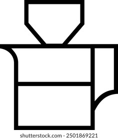 icono de kinto. Diseño de estilo lineal delgado aislado sobre fondo blanco