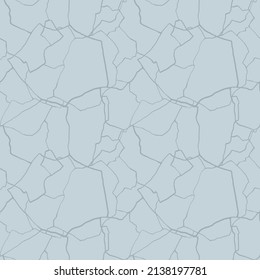 kintsugi art seamless pattern of shards fragments with thin lines in trendy dusty neutral colors palette