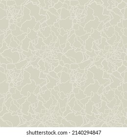 kintsugi art seamless pattern of shards fragments with thin lines in trendy dusty neutral colors palette.