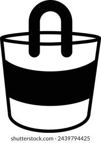 Kiondo glyph and line vector illustration