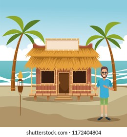 Kiosk at beach