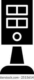 Ilustración de diseño de icono de Vector de quiosco