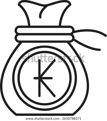 Kip Filled Style Icon Design