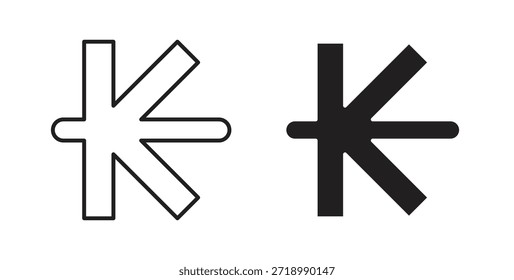 Ícone Kip para aplicativo móvel, designs editáveis