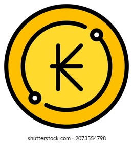 icono kip para sitio web, aplicación, impresión, documento, diseño de afiches, etc.