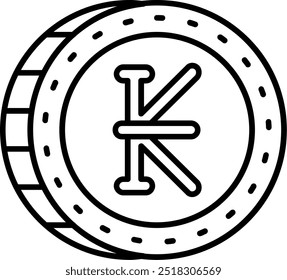 Kip Line vector Icon Design