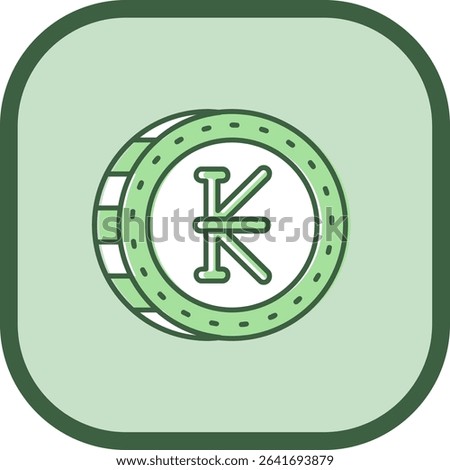 Kip Line vector Icon Design